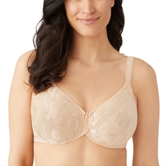 Wacoal Awareness seamless full coverage tan nude bra underwire sz 42C WL306 - Picture 1 of 6